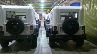 UN Custom J8 Troop Carrier Jeeps