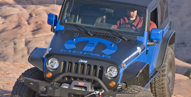 2009 Blue Mopar Jeep Wrangler "The General"